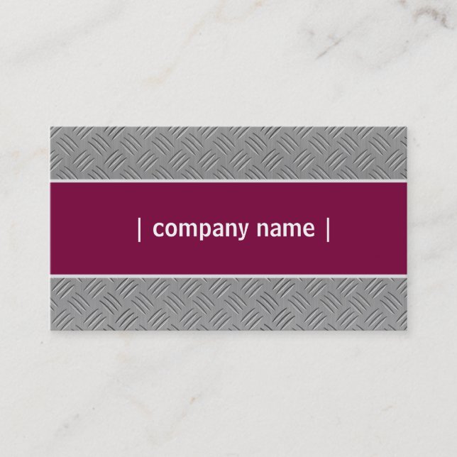 Tarjeta De Visita Personalizado marrón plateado elegante (Anverso)