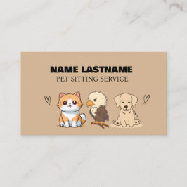 Tarjeta De Visita Personalizado Mascotas simples y personalizados Ma