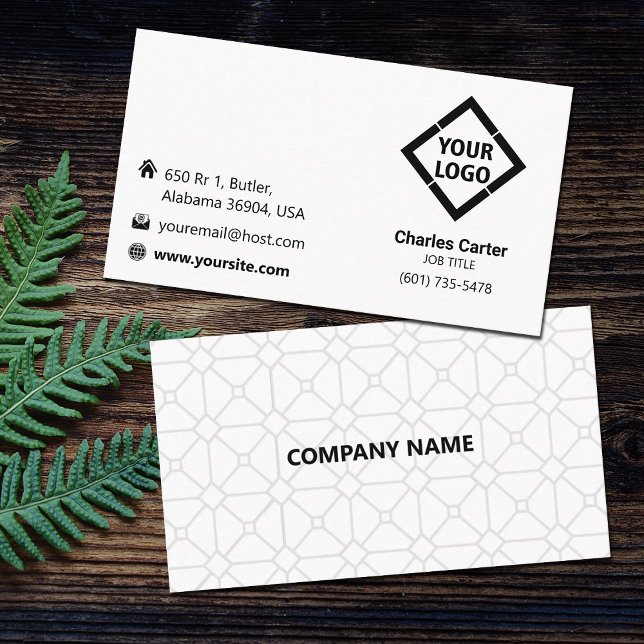 Tarjeta De Visita Personalizado Minimalista moderno (Subido por el creador)