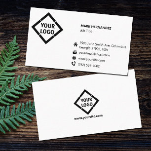 Tarjeta De Visita Personalizado Minimalista moderno