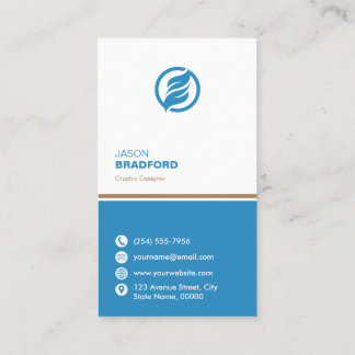 Tarjeta De Visita Personalizado minimalista moderno personalizado