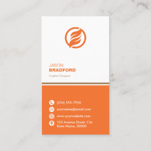 Tarjeta De Visita Personalizado minimalista moderno personalizado