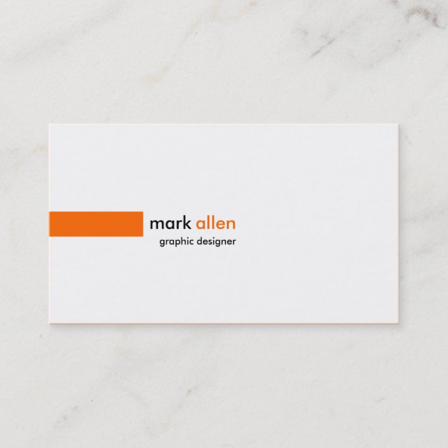 Tarjeta De Visita Personalizado Modern 520 (Anverso)
