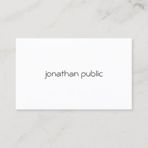 Tarjeta De Visita Personalizado moderno Minimalista elegante Guay pr