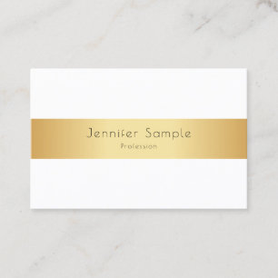 Tarjeta De Visita Personalizado Moderno y elegante plantilla Faux Go