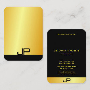 Tarjeta De Visita Personalizado Moderno y elegante plantilla Monogra