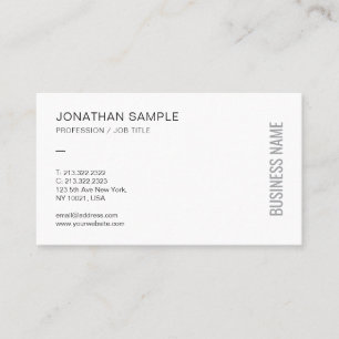 Tarjeta De Visita Personalizado Moderno y Elegante plantilla profesi