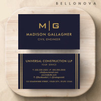 Personalizado Naval Oscura Azul Negro Y Profesiona