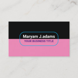 Tarjeta De Visita Personalizado Nombre comercial moderno (código QR)