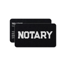 Tarjeta De Visita Personalizado notarial QR