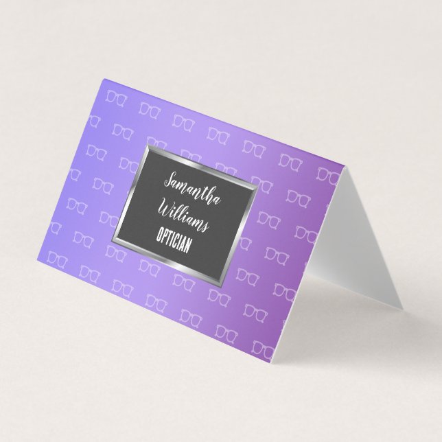 Tarjeta De Visita personalizado óptico 👁️ QR (Anverso)