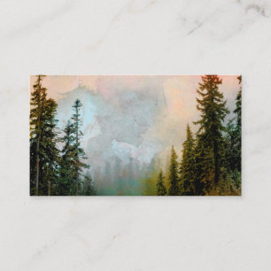 Tarjeta De Visita personalizado paisajístico de los pinos