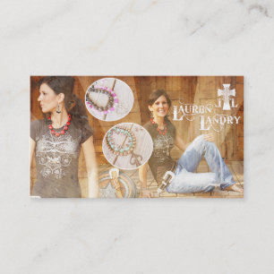 Tarjeta De Visita Personalizado para Lauren