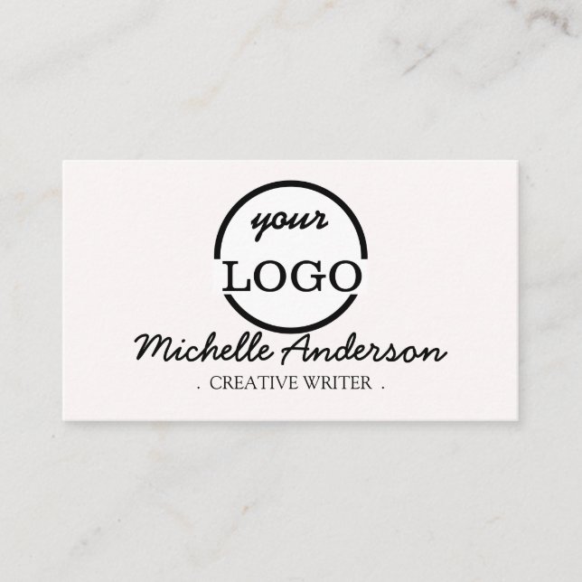 Tarjeta De Visita Personalizado personalizado de su propia foto (Anverso)