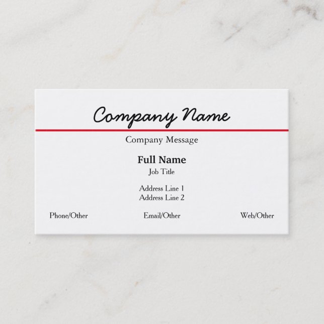 Tarjeta De Visita Personalizado personalizado propio (Anverso)