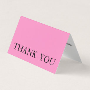 Tarjeta De Visita Personalizado personalizado simple gracias