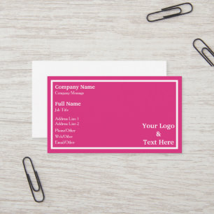 Tarjeta De Visita Personalizado personalizado Su propio logotipo y t