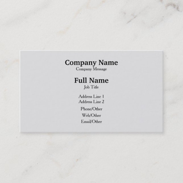 Tarjeta De Visita Personalizado personalizado sus los propios (Anverso)