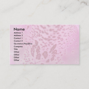 Tarjeta de visita Personalizado Petal Foxglove Pin