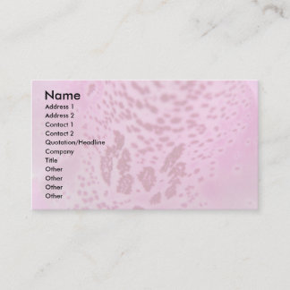 Tarjeta de visita Personalizado Petal Foxglove Pin