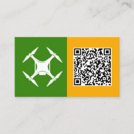 Tarjeta De Visita Personalizado piloto de drones QR