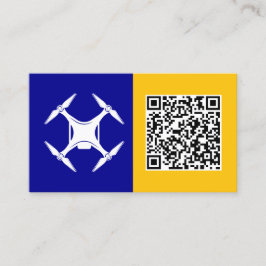 Tarjeta De Visita Personalizado piloto UAV QR