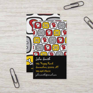 Tarjeta De Visita Personalizado Pirata Skeleton Skulls & Bones Cuadr