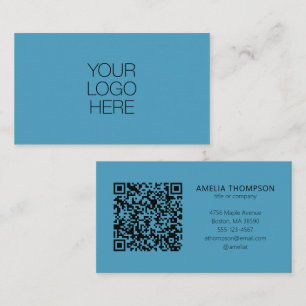 Tarjeta De Visita Personalizado Profesional Business Logo Código QR