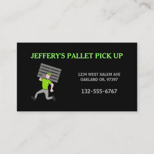 Tarjeta De Visita Personalizado Profesional de Pallet de Madera