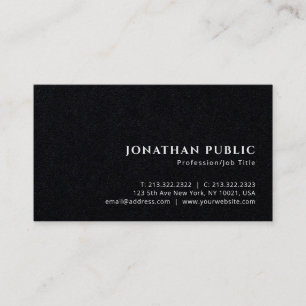 Tarjeta De Visita Personalizado Profesional Elegant Luxe Premium Neg