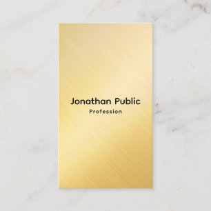Tarjeta De Visita Personalizado Profesional Elegante Plantilla Faux 