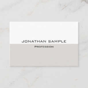 Tarjeta De Visita Personalizado profesional elegante plantilla moder