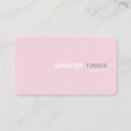 Tarjeta De Visita Personalizado profesional simple y elegante con te