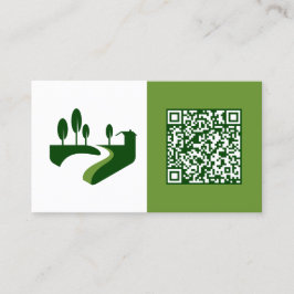 Tarjeta De Visita Personalizado QR Lawn Mower