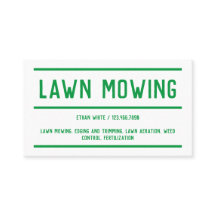 Personalizado QR Lawn Mowing