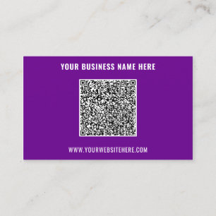 Tarjeta De Visita Personalizado QR Nombre de código de sitio web Col