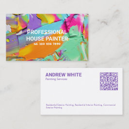 Tarjeta De Visita Personalizado QR Painter