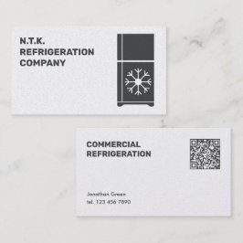 Tarjeta De Visita Personalizado QR Refrigeración