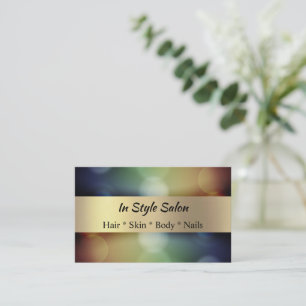 Tarjeta De Visita Personalizado Relieve metalizado Gold look Profess