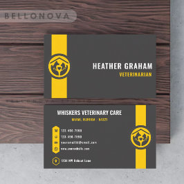 Tarjeta De Visita Personalizado Servicios de cuidado de mascotas de 