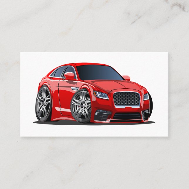 Tarjeta De Visita Personalizado super auto (Anverso)