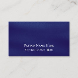 Tarjeta De Visita Personalizado Texto Iglesia cristiana Pastor Perso
