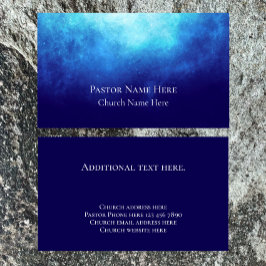 Tarjeta De Visita Personalizado Texto Iglesia cristiana Pastor Perso