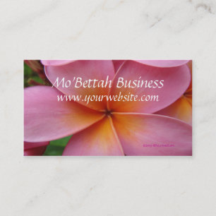 Tarjeta De Visita Personalizado tropical BusinessCards de la flor