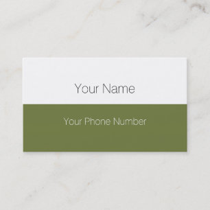 Tarjeta De Visita Personalizado tu texto, imagen y color de fondo