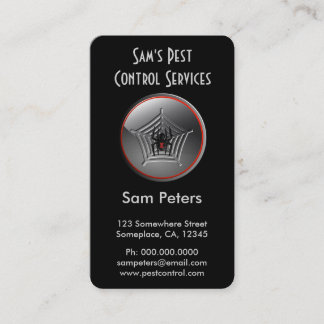 Tarjeta De Visita Personalizado vertical de control de plagas de viu