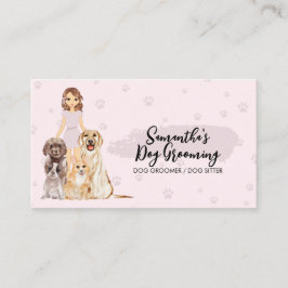 Tarjeta De Visita Personalizado veterinario para perros PetSitter