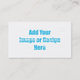 Tarjeta De Visita (Personalizar) añada "su" tacto con imágenes y