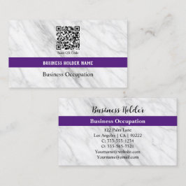 Tarjeta De Visita Personalizar de nombres de aspecto fresco Código Q