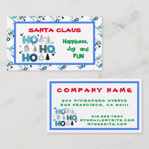 Tarjeta De Visita Personalizar de Santa Claus